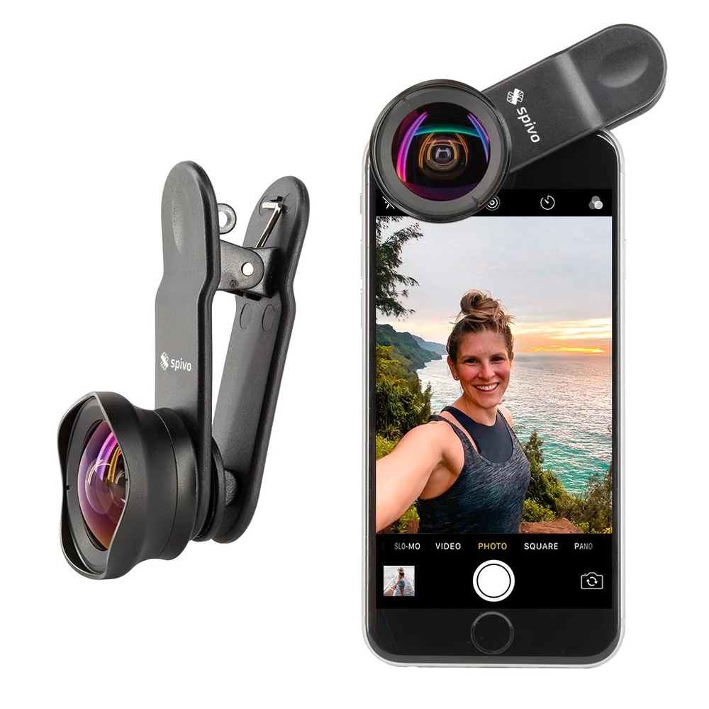 Spivo travel lens, wide angle, for phones, digital device.